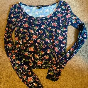 Floral long sleeve shirt